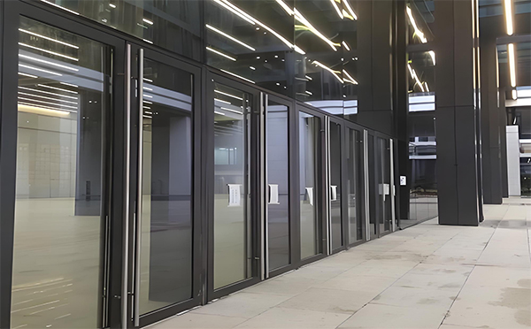 安定玻璃地弹门 安定玻璃地弹门