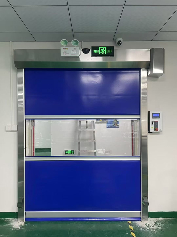 安定快速安定卷帘门在冷链物流仓储区的应用实践